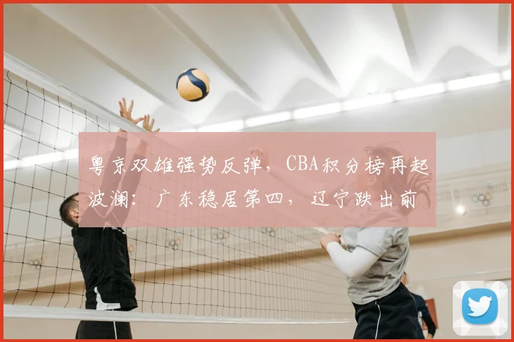 粤京双雄强势反弹，CBA积分榜再起波澜：广东稳居第四，辽宁跌出前八